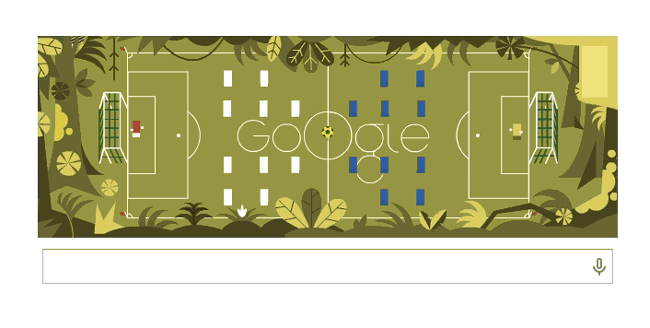 10 عدد از بهترین Doodleهای گوگل به مناسبت جام‌جهانی فوتبال