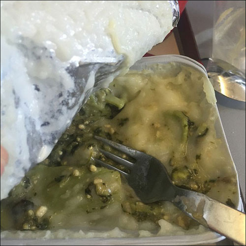 شکایت کاربران اینترنتی خارجی از غذاهای هواپیما