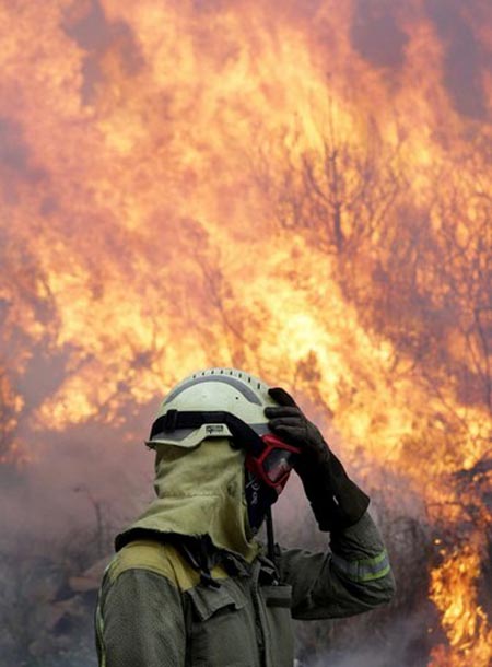 آتش سوزی جنگل های اسپانیا