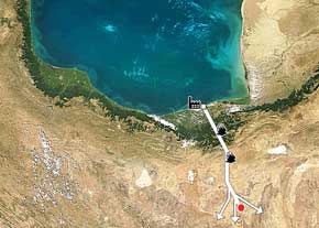 طرح انتقال آب دریای خزر به کویر , محمود احمدی نژاد