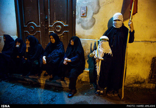 عکس: عزاداری زنان آستانه اشرفیه