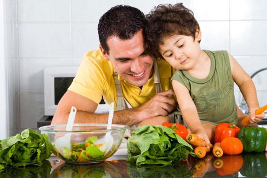 غذای سالم بهترین هدیه برای فرزندان