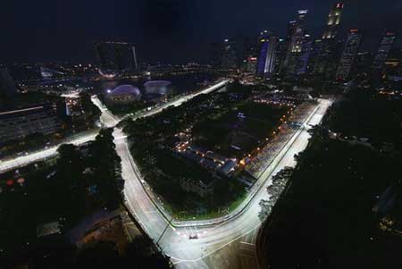 مسابقه اتومبیلرانی فرمول یک در سنگاپور
