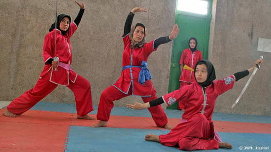 گزارش تصویری؛ دختران ووشوکار افغان