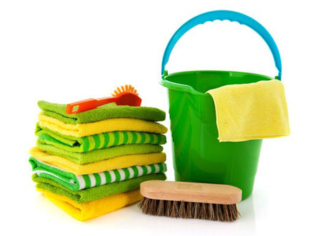 تمیز کردن محیط های آلوده خانه,نحوه تمیز کردن خانه