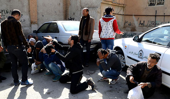 عکس: جمع‌آوری معتادان پرخطر شیراز