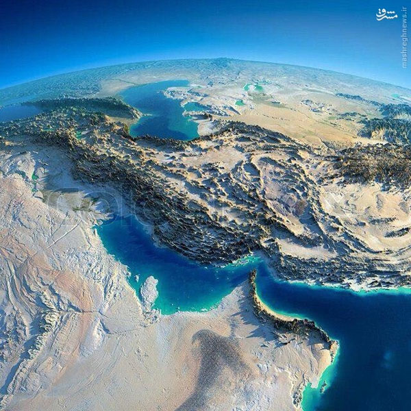 عکس زیبای ناسا از فلات ایران