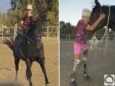 دختر اسب سوار,مهارتهای اسب سواری