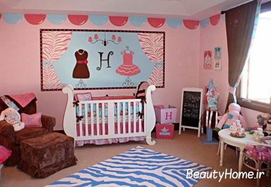 تزیین اتاق نوزاد با طرح های جدید و دوست داشتنی