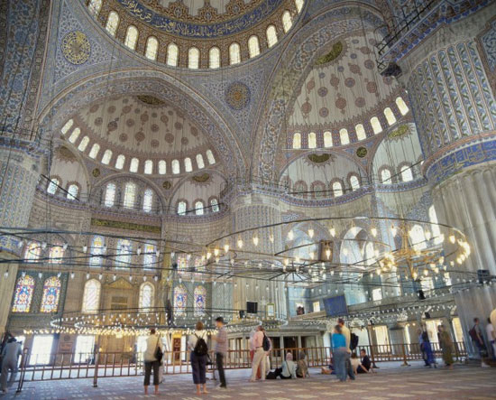 مسجد آبی در استانبول ترکیه + تصاویر