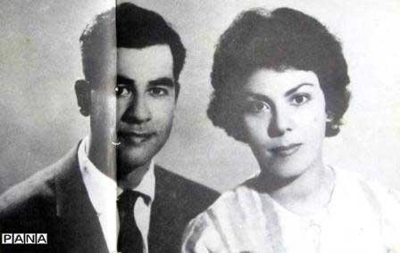 عکس/ صدام و همسرش در روز ازدواج