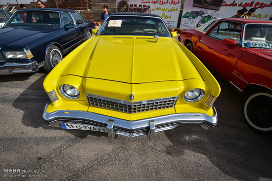 نمایشگاه اتومبیل های کلاسیک در شیراز