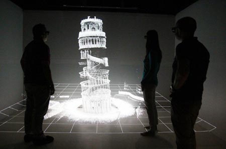 برج پیزا,نقشه‌برداری سه‌بعدی ,نقشه‌برداری سه‌بعدی از برج پیزا