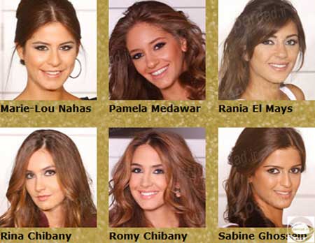 زیباترین دختر لبنان در سال 2012