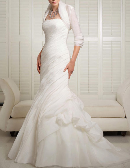 مدل لباس عروس,لباس عروس آستین دار