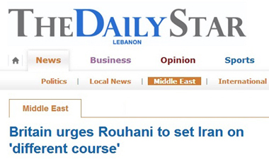 مواضع دولت انگلیس به انتخابات در ایران,درخواست دولت انگلیس از حسن روحانی