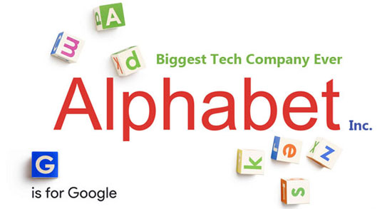 آلفابت متولد شد : گوگل زیر مجموعه می شود !