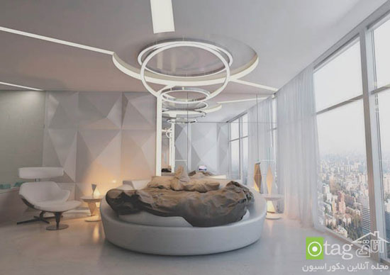 طراحی داخلی اتاق خواب با دکوراسیونی ویژه و بسیار متفاوت