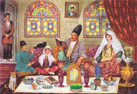 آداب و رسوم عید نوروز , ورامین , سال نو