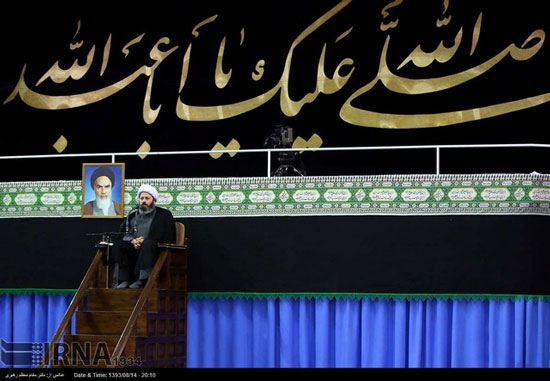 عکس: عزاداری امام حسین با حضور رهبری