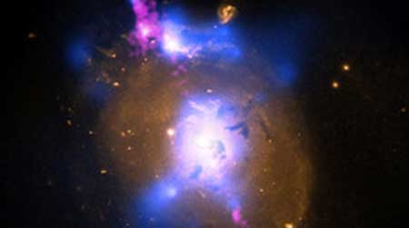 کشف یک کهکشان رادیویی نادر بسیار عظیم