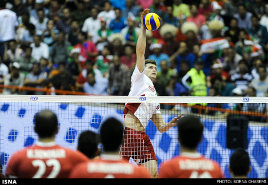 دیدار والیبال تیم‌های ملی ایران و لهستان