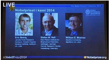 اخبار,اخبار علمی ,جایزه نوبل شیمی 2014  