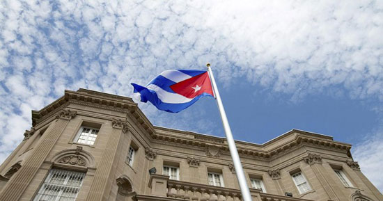 عکس: بازگشت پرچم کوبا به پایتخت آمریکا بعد از 54 سال