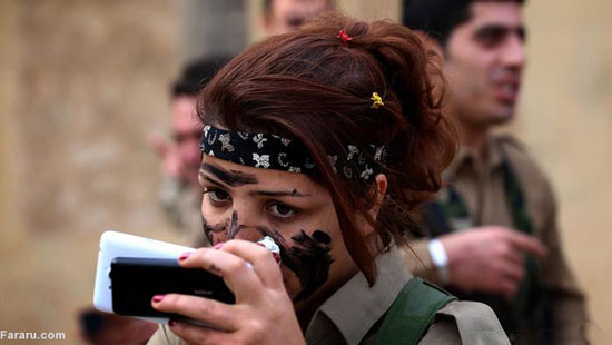 عکس: آموزش زنان کرد برای مقابله با داعش