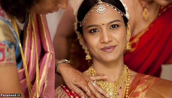 عشق دیوانه وار عروس‌های هندی به طلا
