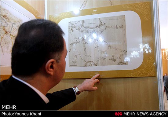 رونمایی از نقشه های ثبت شده تاریخ ایران