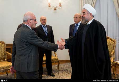 اخبار,اخبار سیاست خارجی ,دیدار رییس قوه قضاییه عراق با روحان