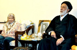 اخبار ,اخبار سیاسی ,دیدار سیدهادی خامنه‌ای با مادر زهرا رهنورد