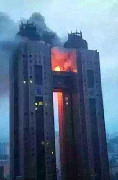 اخبار,اخبار بین الملل ,آتش‌سوزی هتلی در کره شمالی 