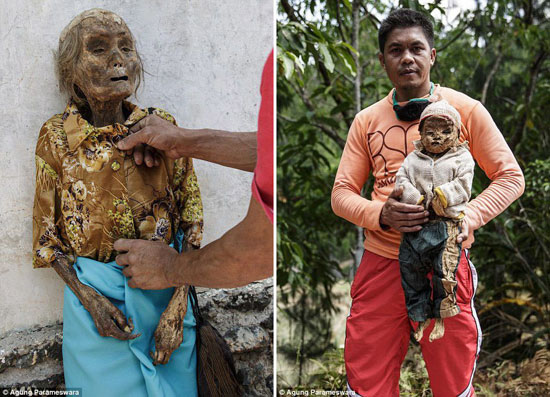 مراسم عجیب نوسازی مردگان در اندونزی !