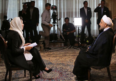 اولین مصاحبه روحانی با یک تلویزیون آمریکایی , حسن روحانی