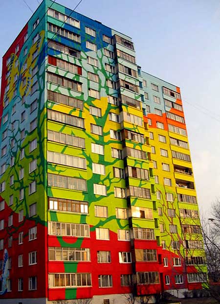 اخبار,اخبار گوناگون ,رنگارنگ‌ترین ساختمان‌های دنیا