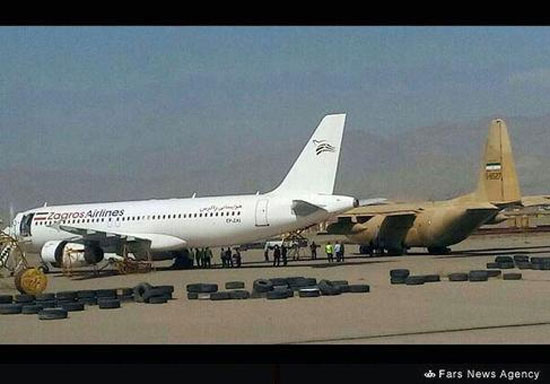 برخورد دو هواپیما در فرودگاه مهرآباد + عکس