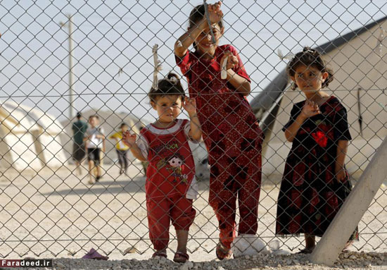 (تصاویر) آنجلیناجولی در کمپ آوارگان سوری
