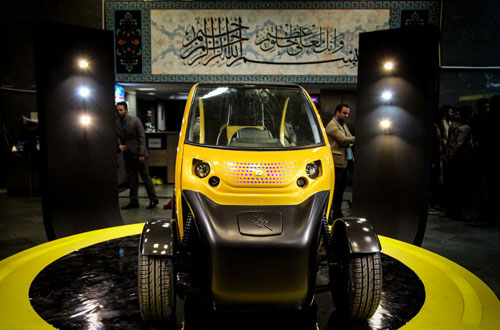 عکس: رونمایی از خودروی برقی در قزوین