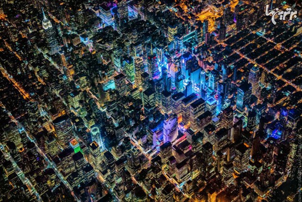 10 عکس هوایی باور نکردنی از شب شهرهای بزرگ