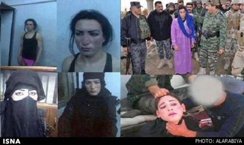 فرار داعشی‌ ها با لباس زنانه +عکس