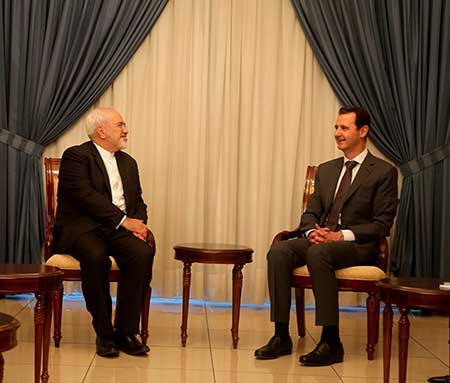 اخبار,اخبار سیاست  خارجی,دیدار  ظریف  با  بشار اسد