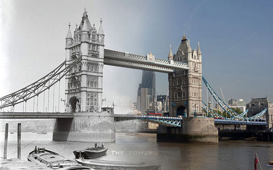 تصاویر: پل های لندن، دیروز و امروز