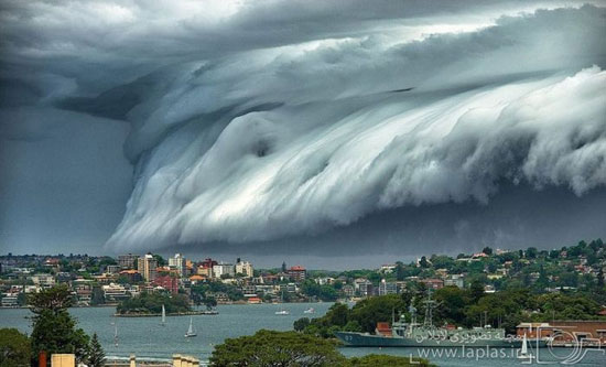 سونامی ابر بر فراز سیدنی