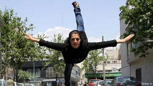 اولین دختر بدلکار ایرانی +عکس
