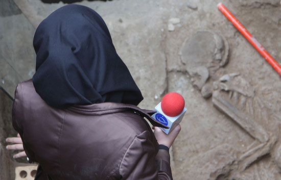 (تصاویر) کشف اسکلت 5هزار ساله در تهران