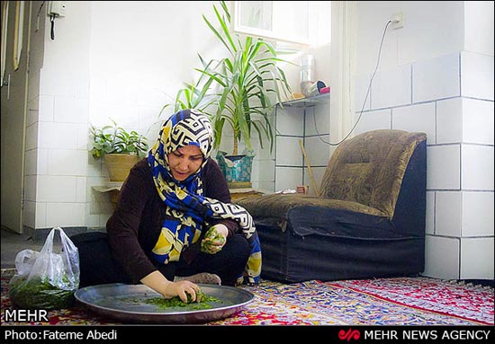 عکس: زنان شاغل در خانه