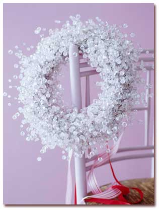 حلقه های گل زیبا برای تزیین منزلتان