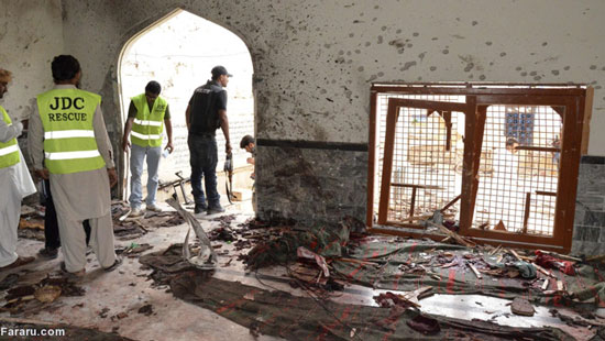 (تصاویر) حمله به مسجد شیعیان